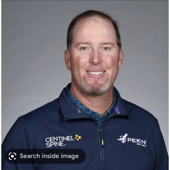 Bill William Murray Golf PGA TOUR Polo Shirt L Candid Camera DA Points - Picture 10 of 10